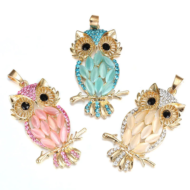 Collana Gufo Dorato