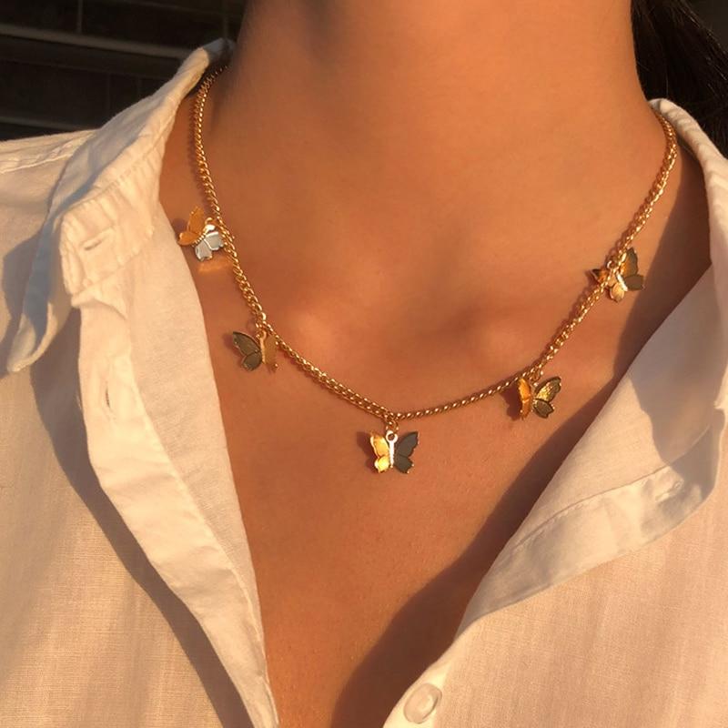 Collana Trasformazione Fiore di Farfalla
