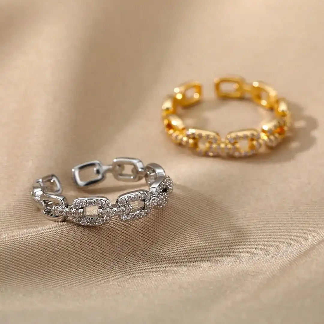 Anello Regolabile in Catena Link Verona