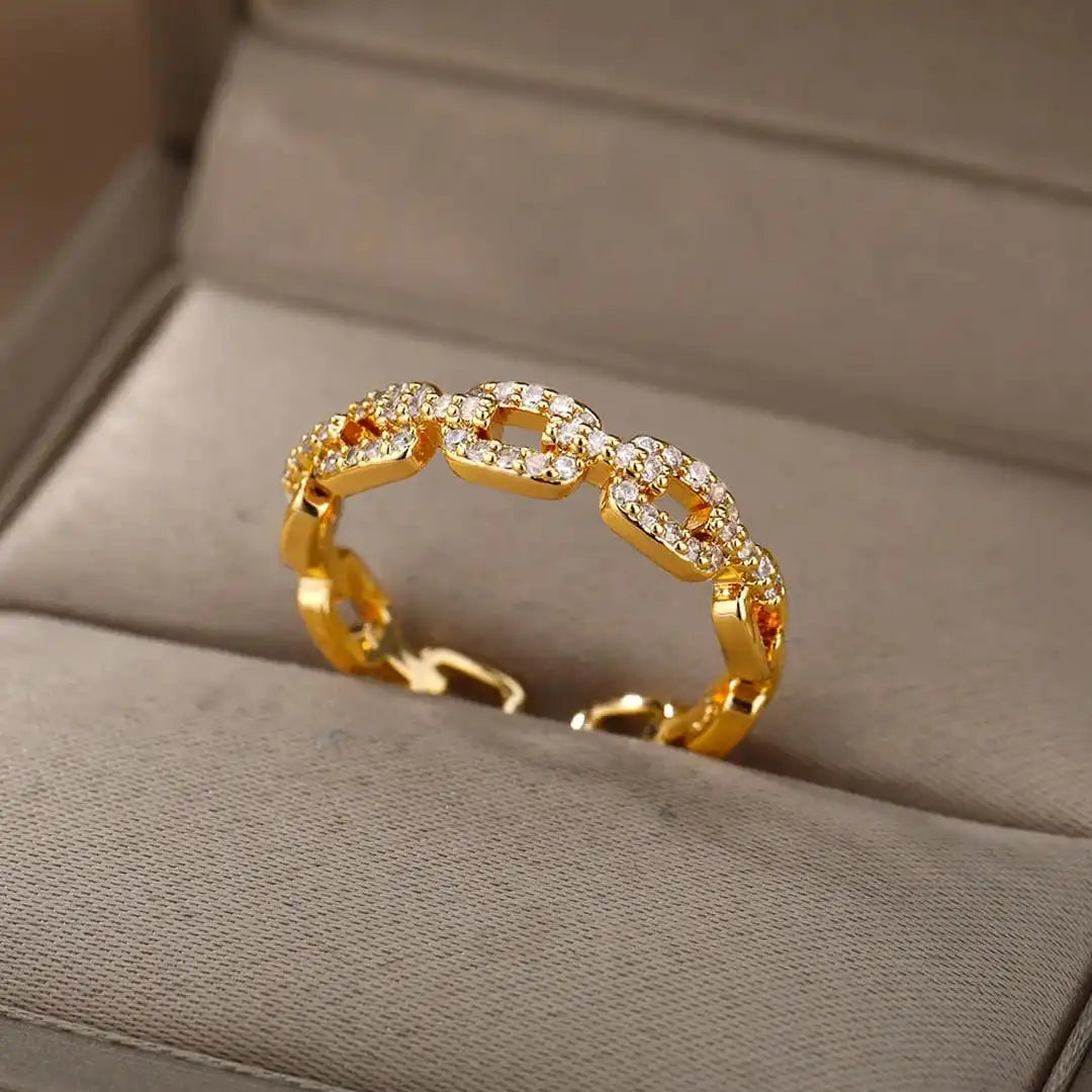 Anello Regolabile in Catena Link Verona