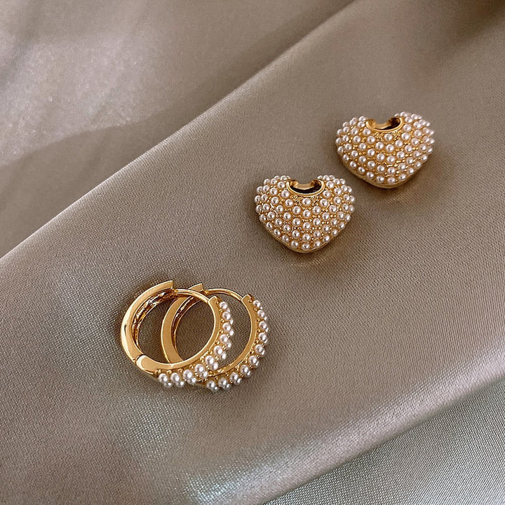 Orecchini Perla d'Amore color oro