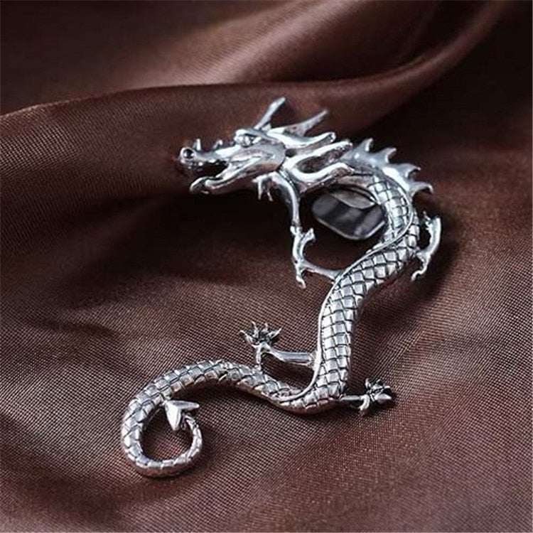 Orecchini Drago Argento