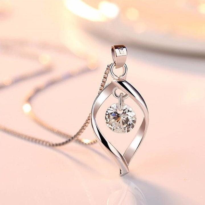 Pendente in Cristallo di Zirconia Argento