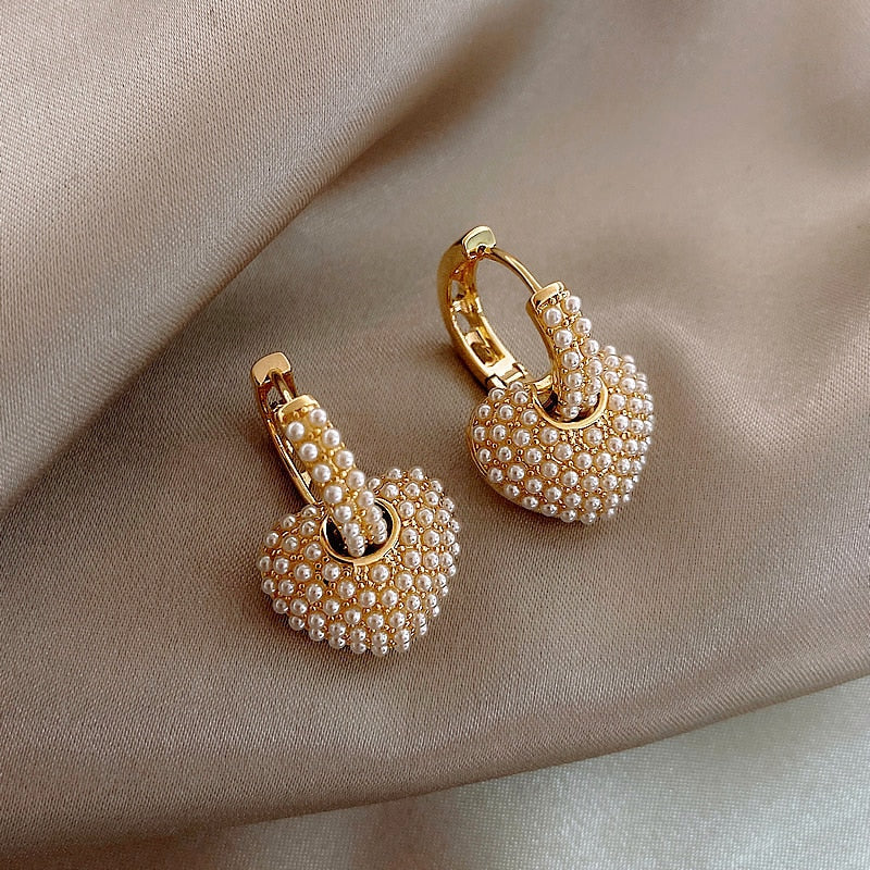 Orecchini Perla d'Amore color oro