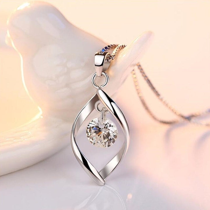 Pendente in Cristallo di Zirconia Argento