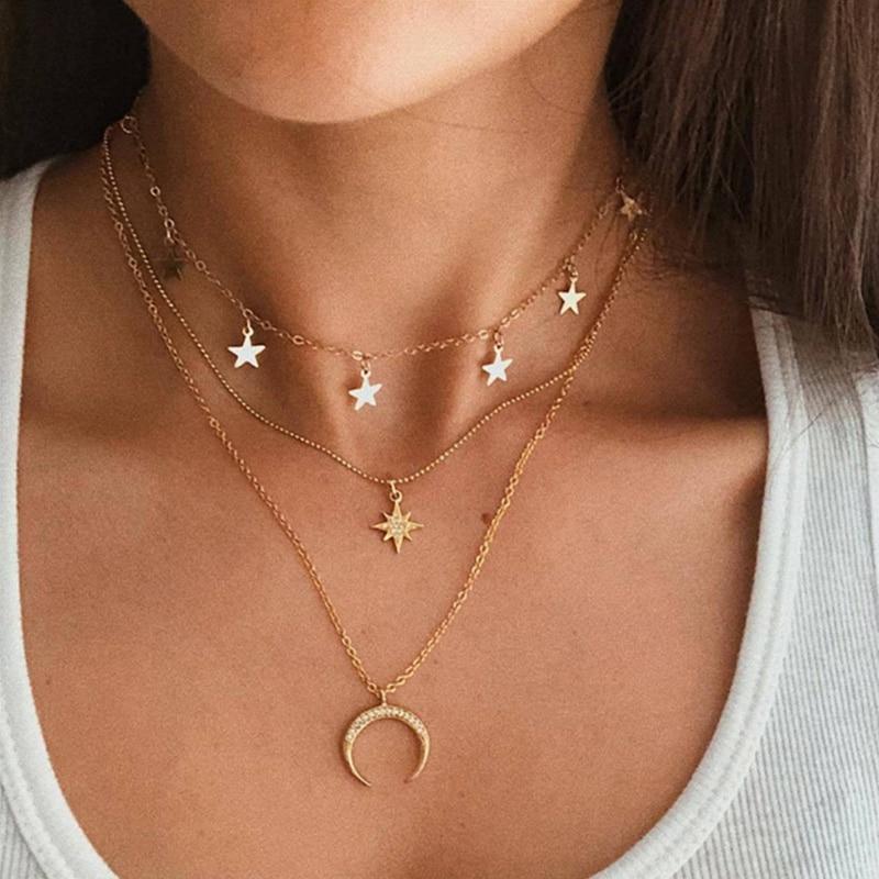 Collana Luna color oro