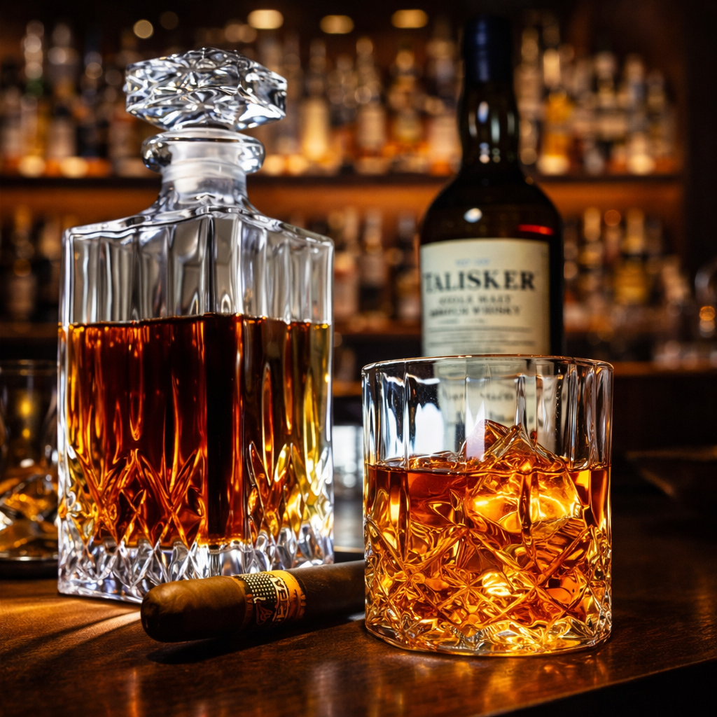 Bottiglia e Bicchieri da Whisky - Edizione Originale