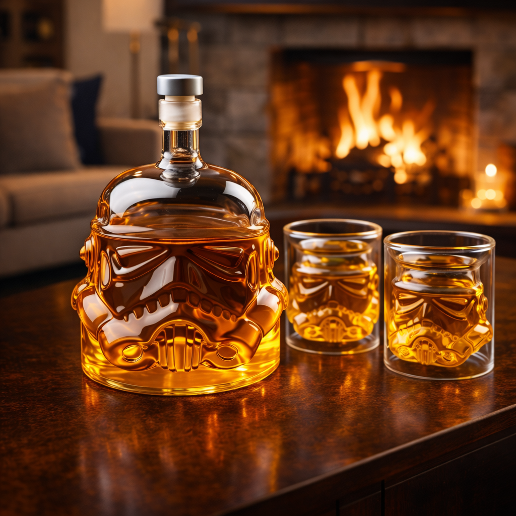 Bottiglia e Bicchieri da Whisky - Edizione Star Wars