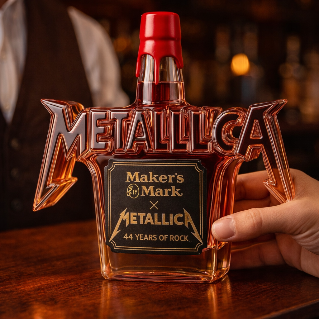 Bottiglia di Whiskey - Edizione Rock Metallica