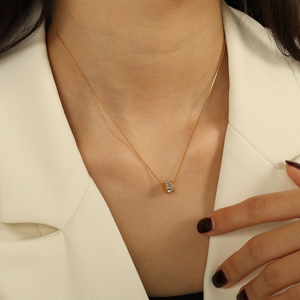 Collana a Barile Lucido Elyna | Oro