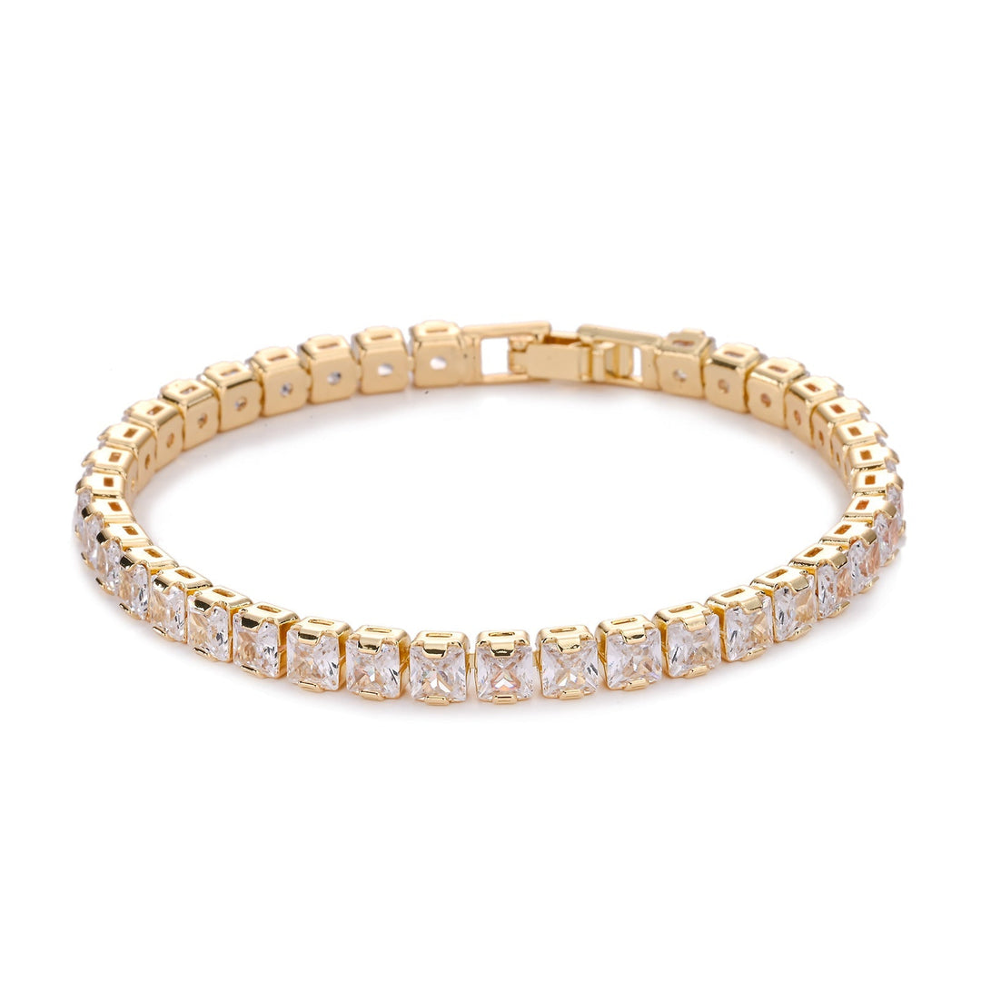 Bracciale Tennis Quadrato | Oro