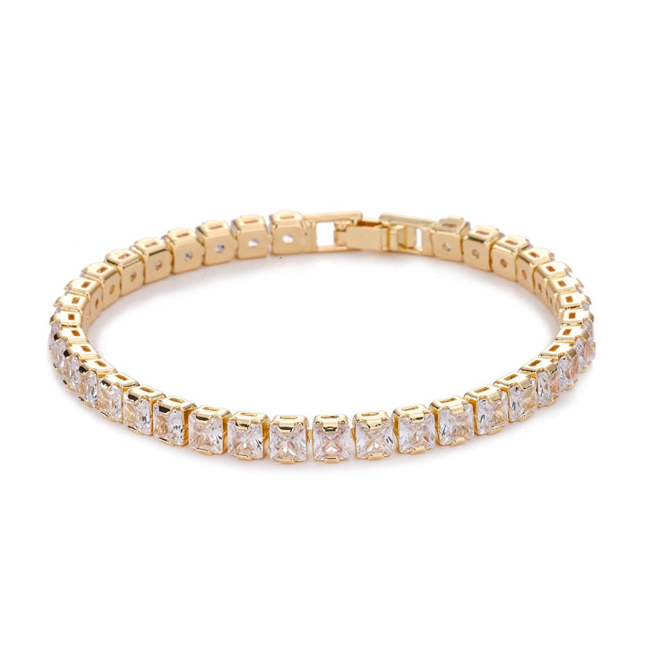 Bracciale Tennis Quadrato | Oro