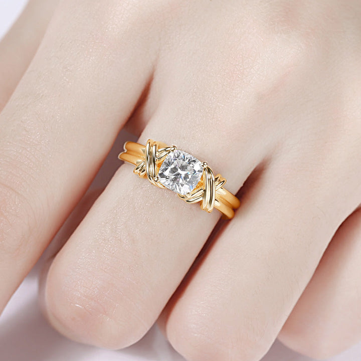 Anello Dichiarativo con Nodo | Oro