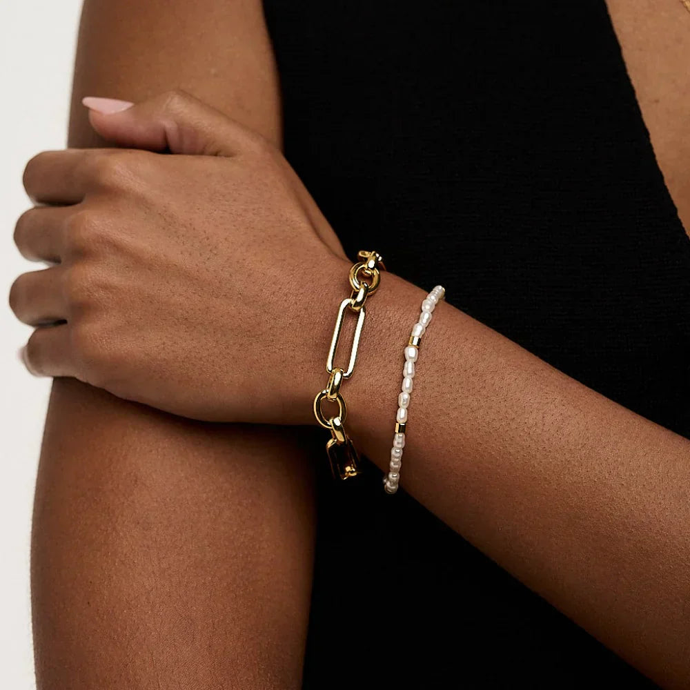 Bracciale T-Bar | Oro