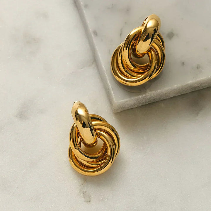 Orecchini Interlocking Statement | Oro