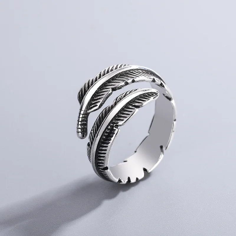 Piuma Di Un Angelo - Anello Memoriale Regolabile