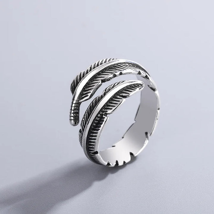 Piuma Di Un Angelo - Anello Memoriale Regolabile