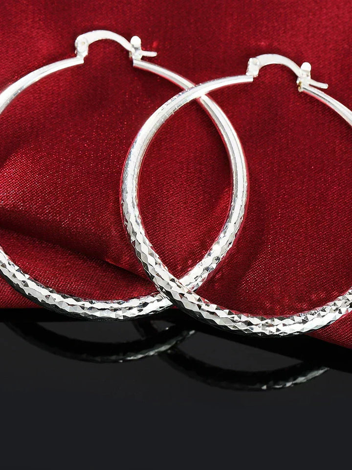 Orecchini color argento