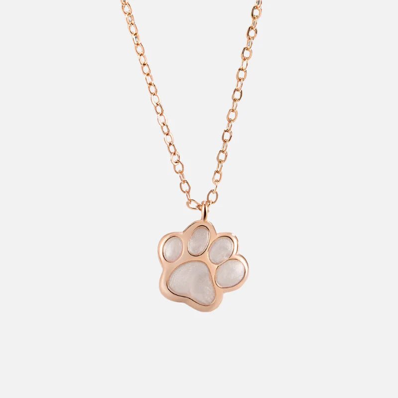 Collana con Ciondolo a Forma di Zampa