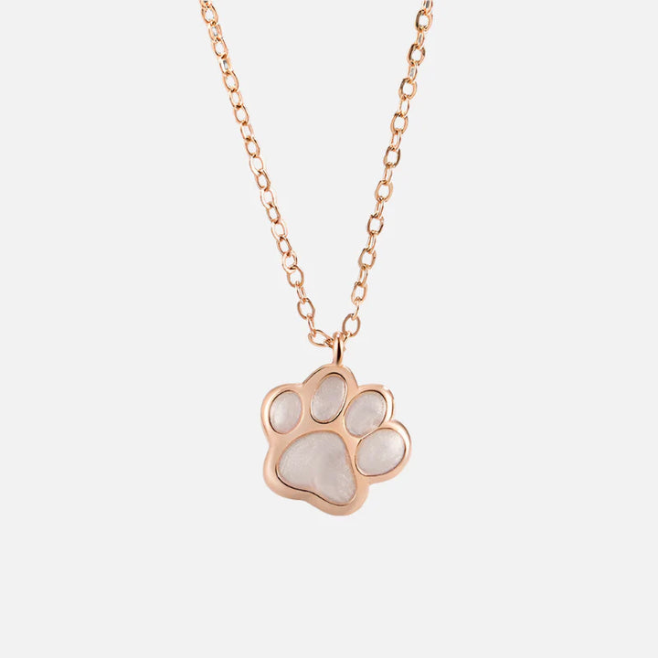Collana con Ciondolo a Forma di Zampa