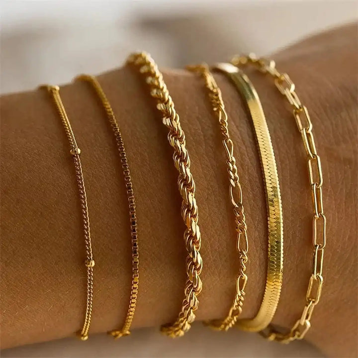 Set di Bracciali Cubani Boho Retro