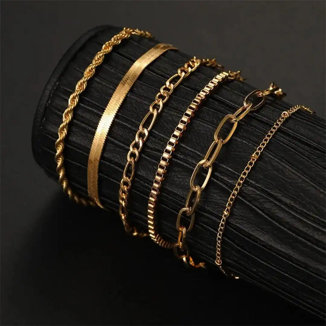 Set di Bracciali Cubani Boho Retro