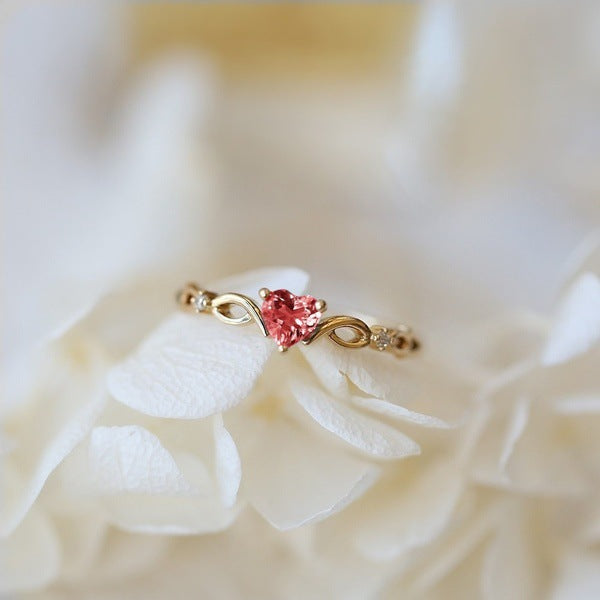 Anello Cuore in Zirconia