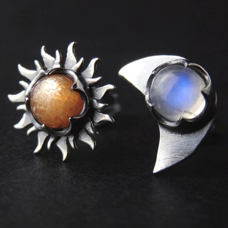 Orecchini Sole e Luna