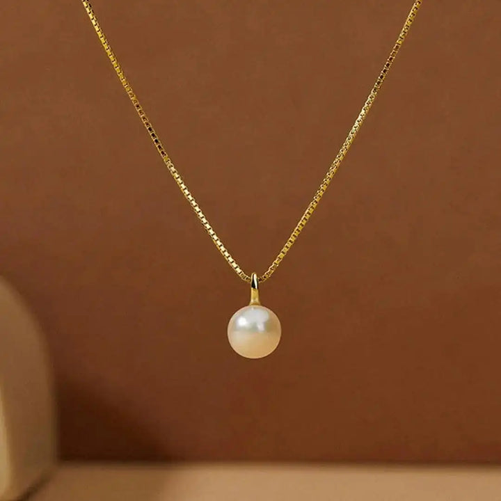 Collana con pendente in perla senza tempo