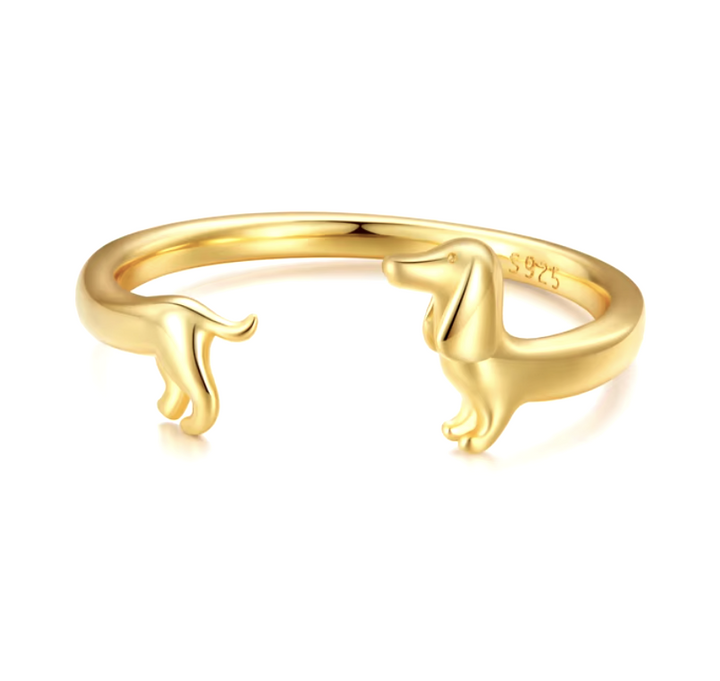 Anello Avvolgente Dachshund - Per Amore del Tuo Cucciolo