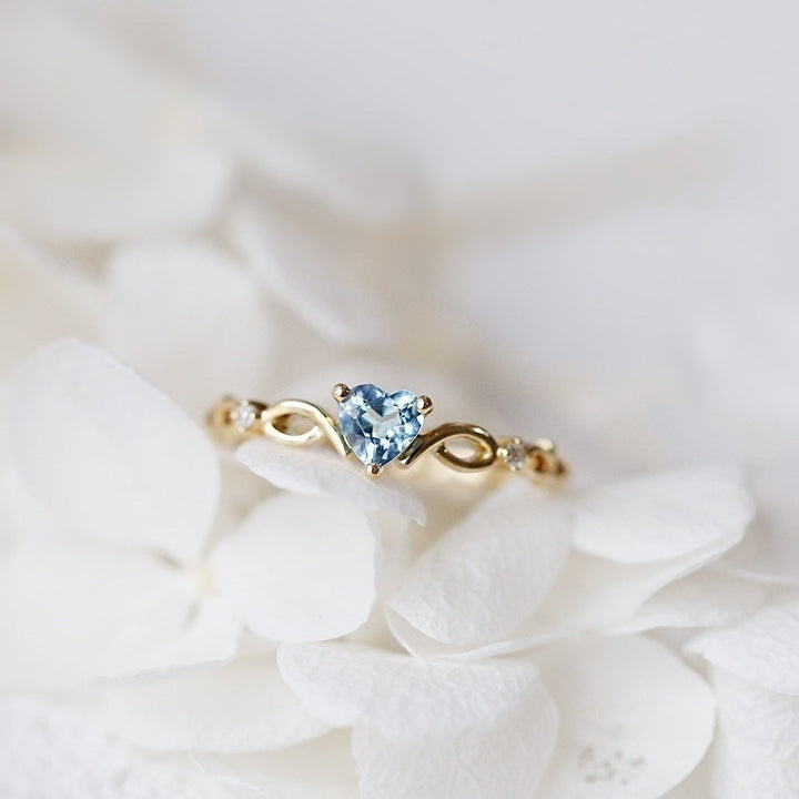 Anello Cuore in Zirconia
