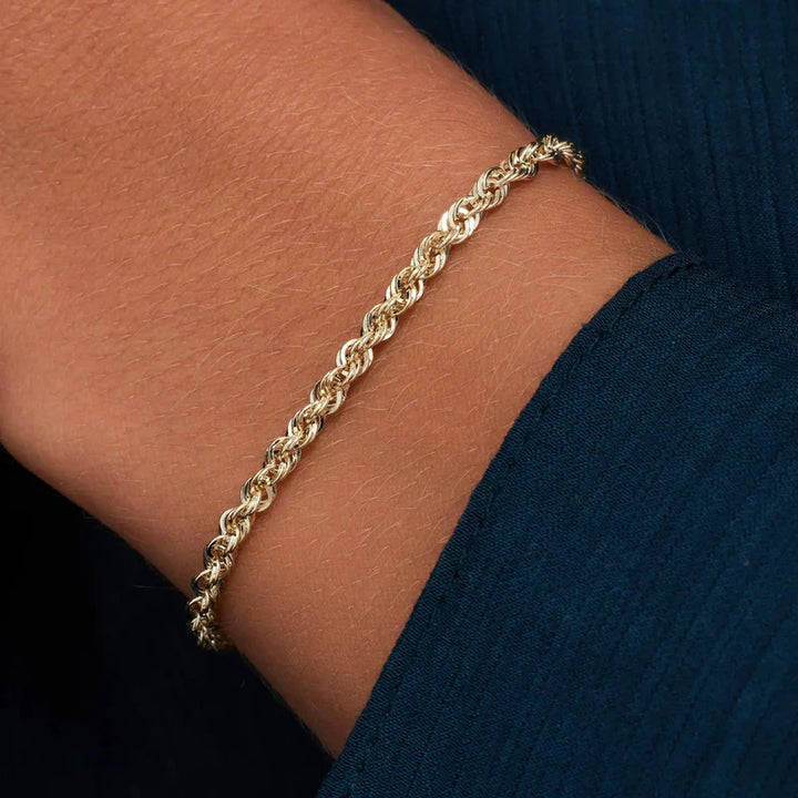Bracciale a Catena Attorcigliata | Oro