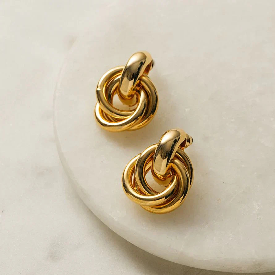 Orecchini Interlocking Statement | Oro
