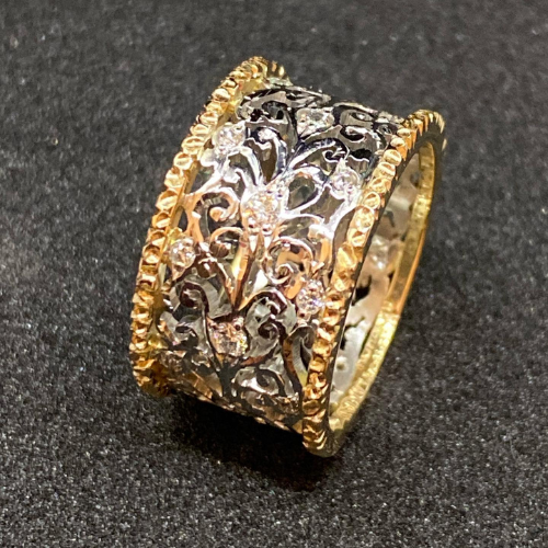 Anello in Zirconia Vintage