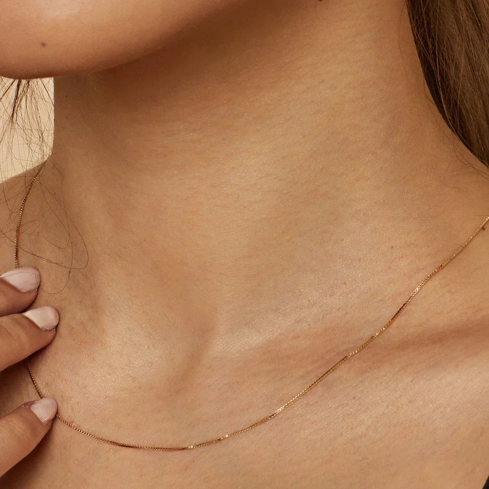 Collana Bodega Box | Oro Bianco