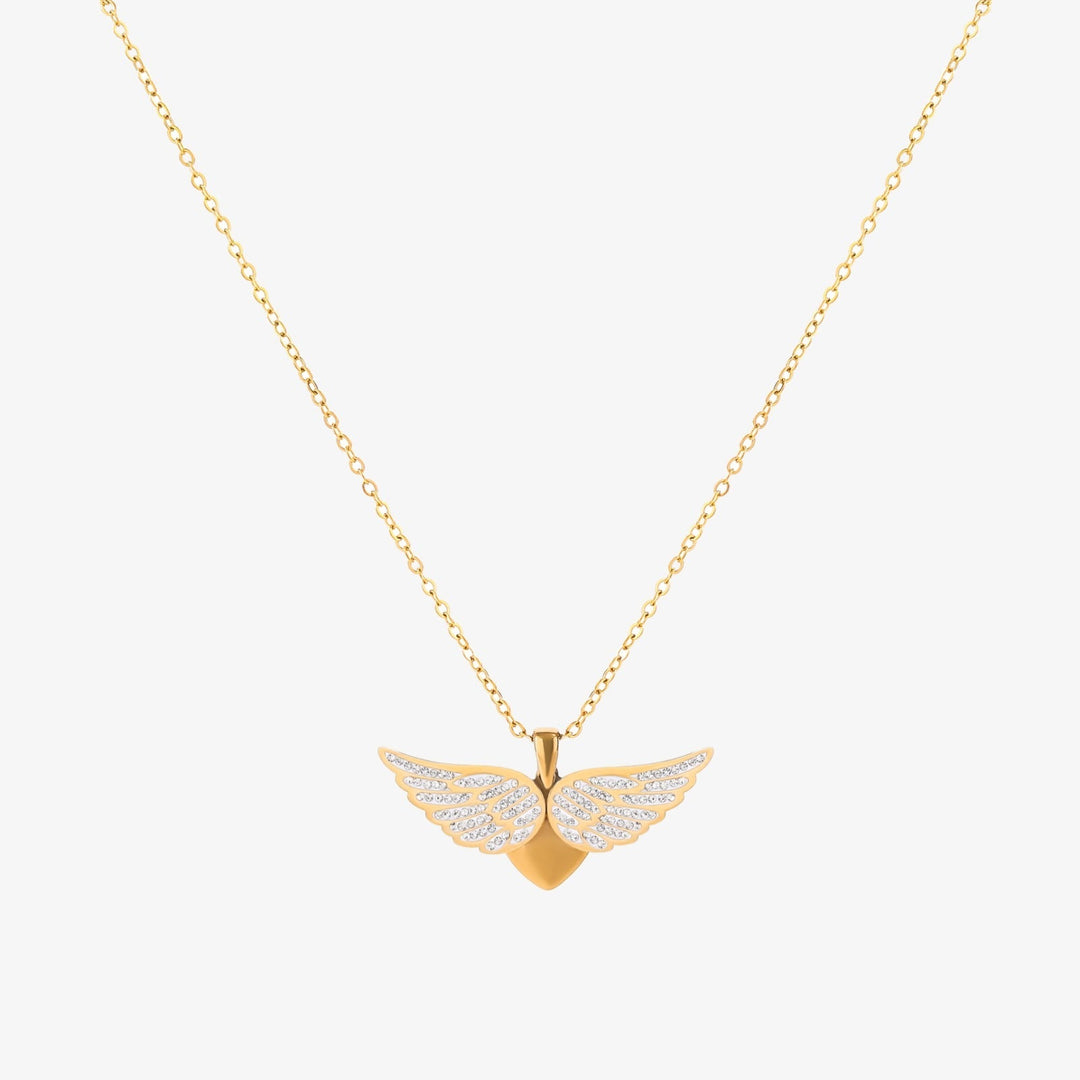 Collana con Ali d'Angelo Volanti | Oro