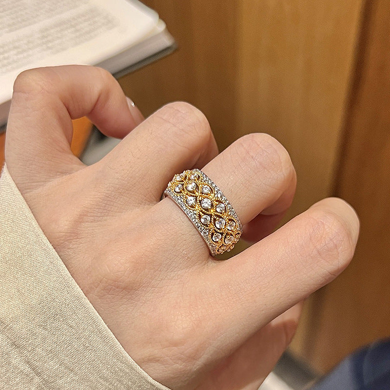 Anello Harmony Pavé in Oro