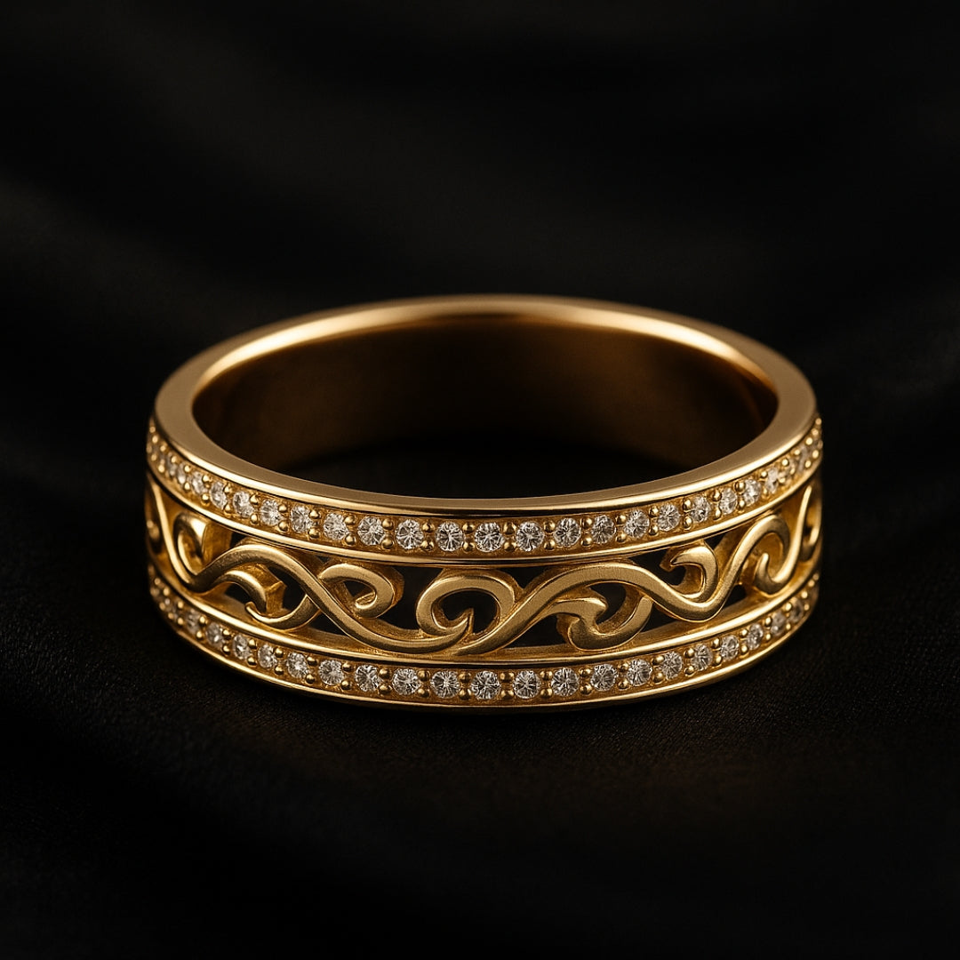 Anello color oro Bright Hollow