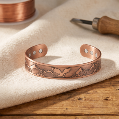 Bracciale in Rame di Lucia & Mila - Aquila Librata