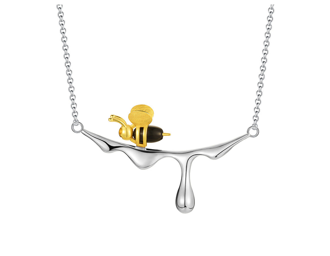 Collana con Miele Gocciolante e Ape