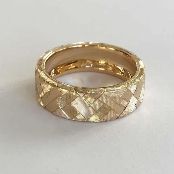 Anello Vintage color oro Masche