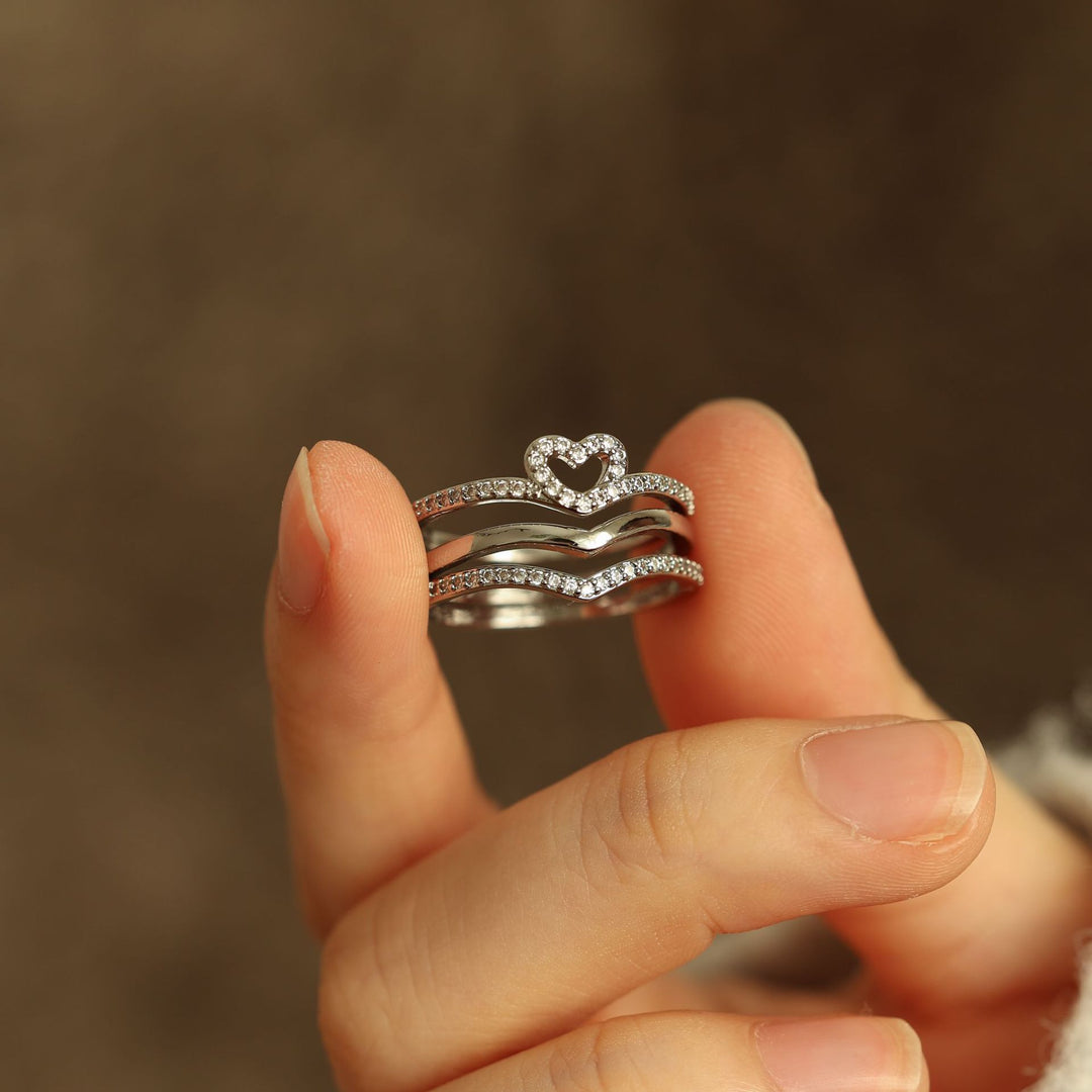 Anelli Impilabili Shining Love Wish Bone