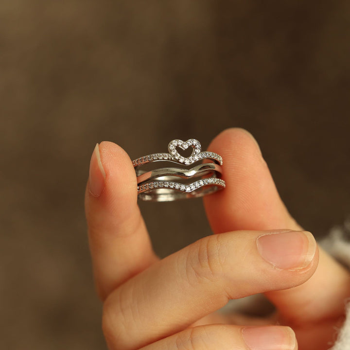 Anelli Impilabili Shining Love Wish Bone