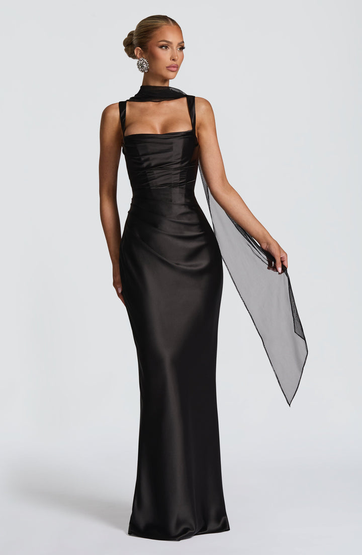 Abito Maxi Calanthe - Nero
