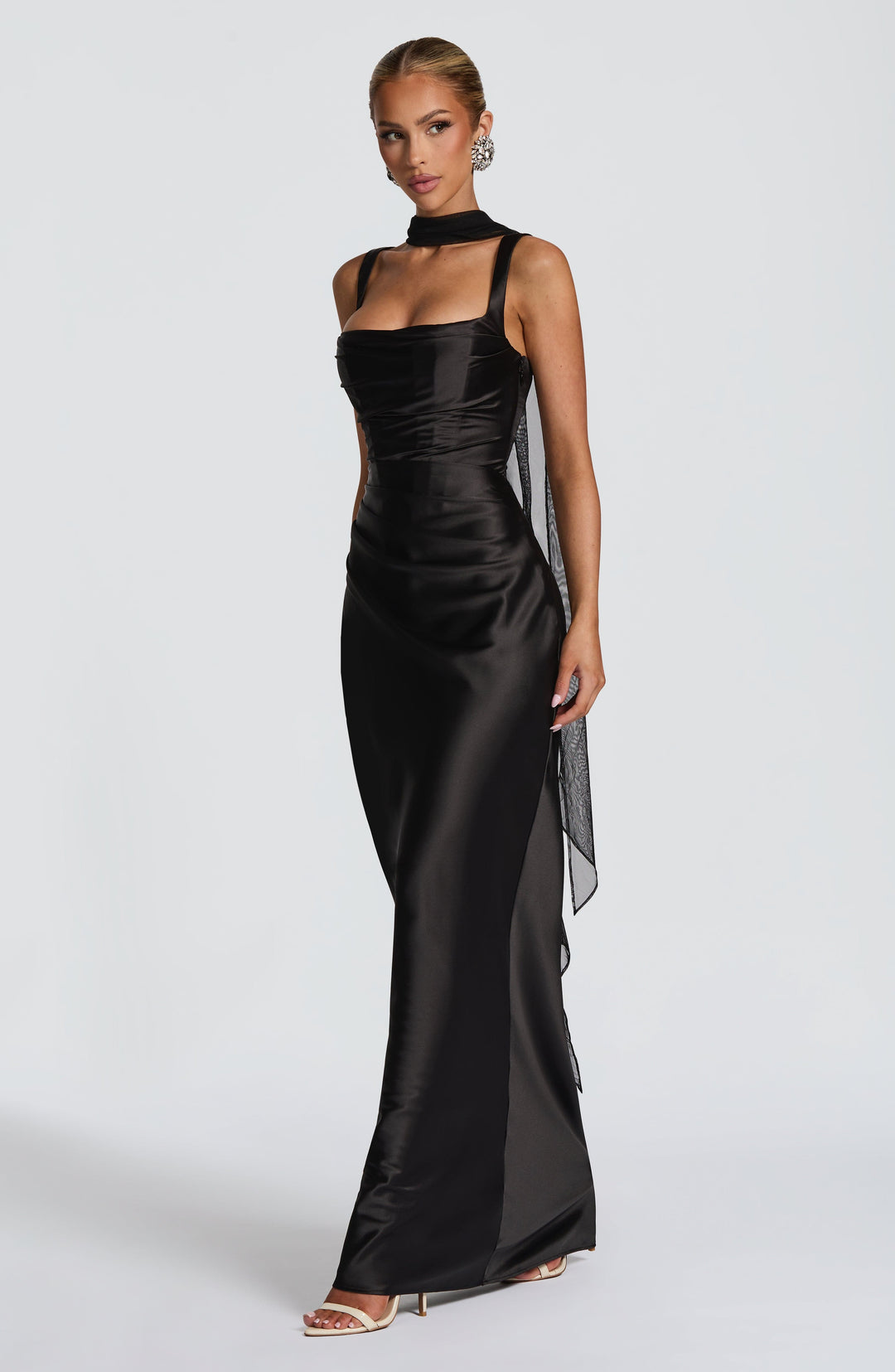 Abito Maxi Calanthe - Nero