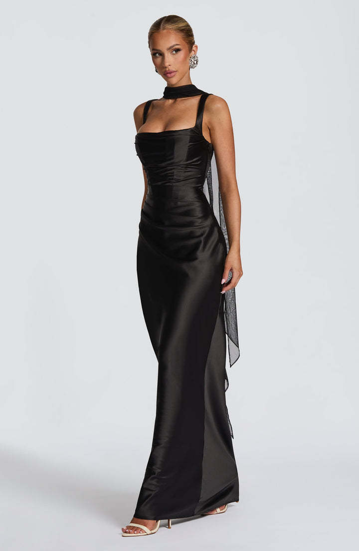 Abito Maxi Calanthe - Nero