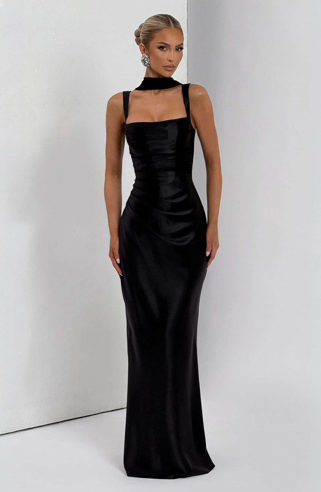 Abito Maxi Calanthe - Nero