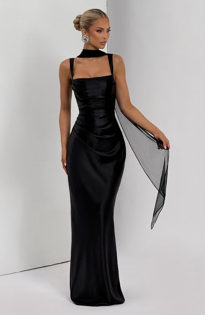 Abito Maxi Calanthe - Nero