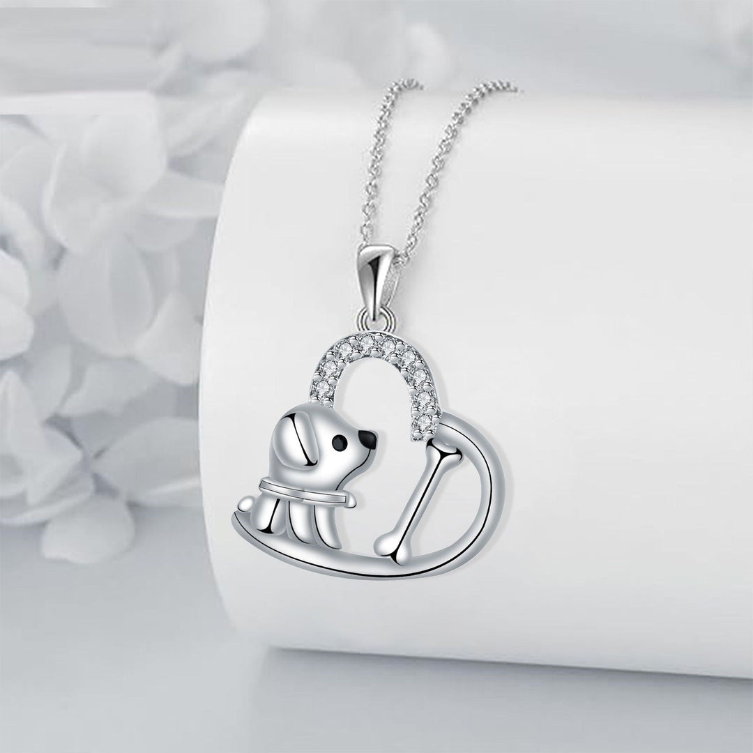 Collana per Cani con Pendente a Cuore