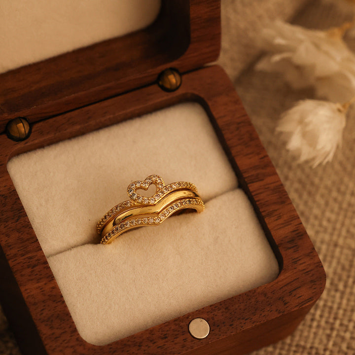 Anelli Impilabili Shining Love Wish Bone